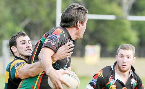 Sawtell had plenty of support in attack yesterday. Sawtell had plenty of support in attack yesterday.